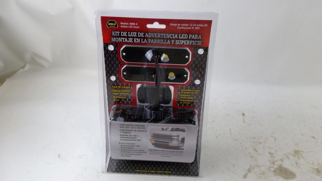Wolo Wall & Surface Warning Light Kit