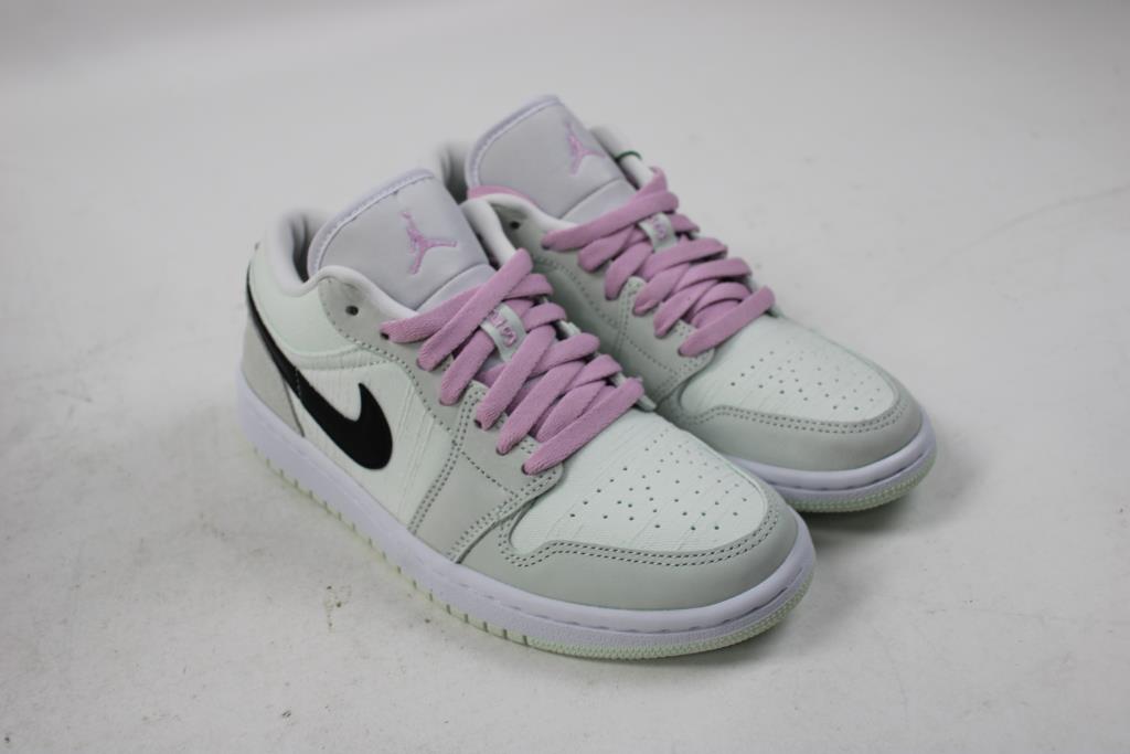 Women's Air Jordan 1 Low SE, 'Barely Green', Size 6.5 Sneakers