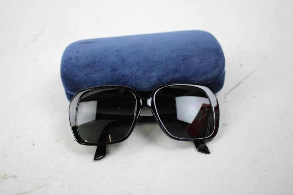 Women's Black Fashion Square Sunglasses