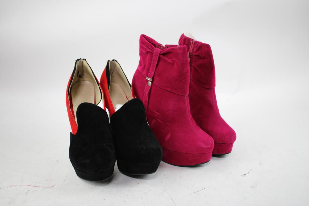 Women's Heels Bulk Lot, Size 6, 10M, & More 6 Pieces