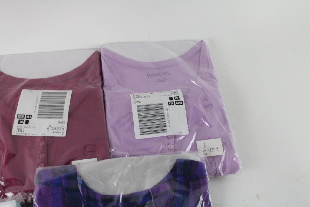 Partial Button Womens Partial-button Shirts, 4+ Pieces | Property Room