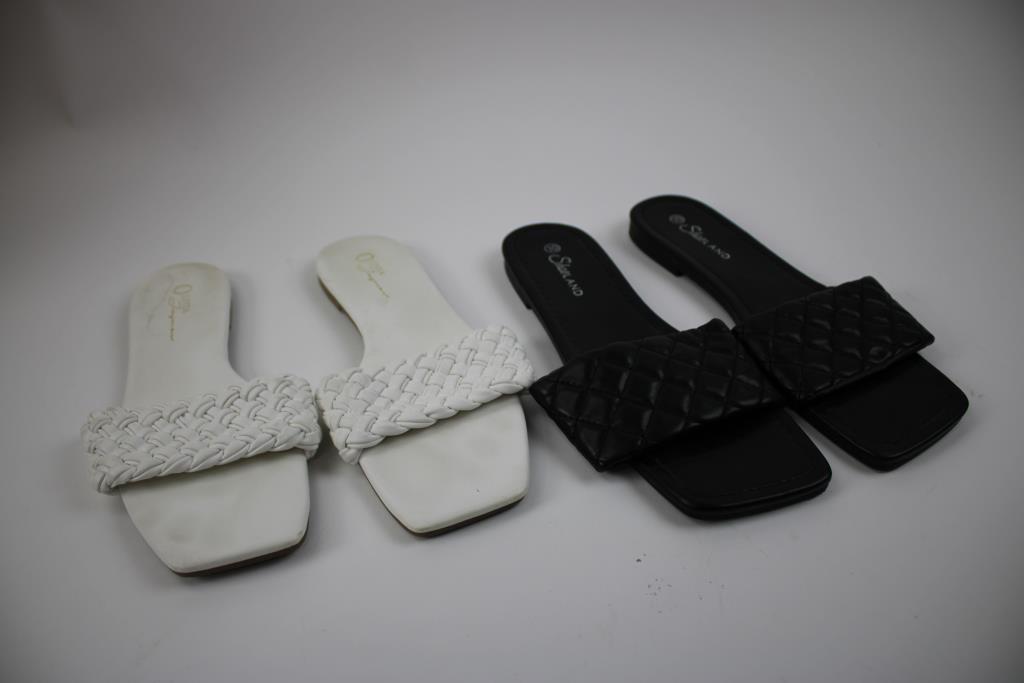 Women's Sandals, Sizes 10-11, 5 Pieces