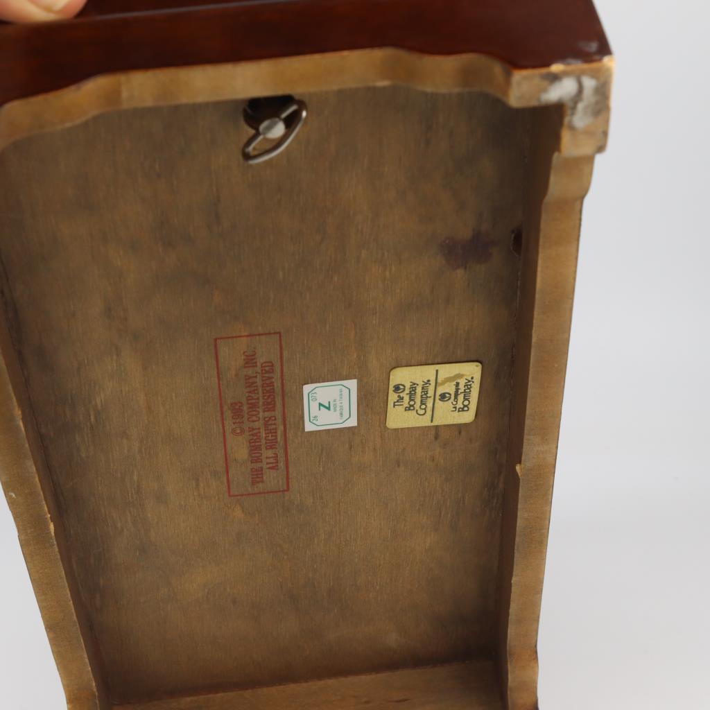 Wooden Musical Bombay Company Jewelry Box Property Room