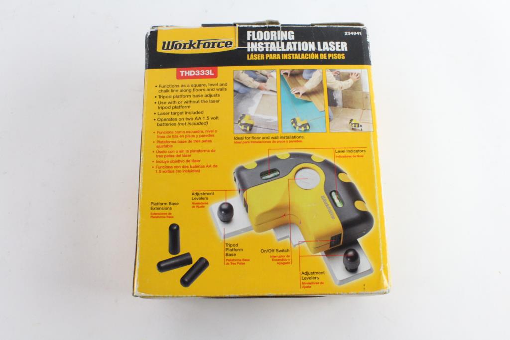 WorkForce Flooring Installation Laser Property Room