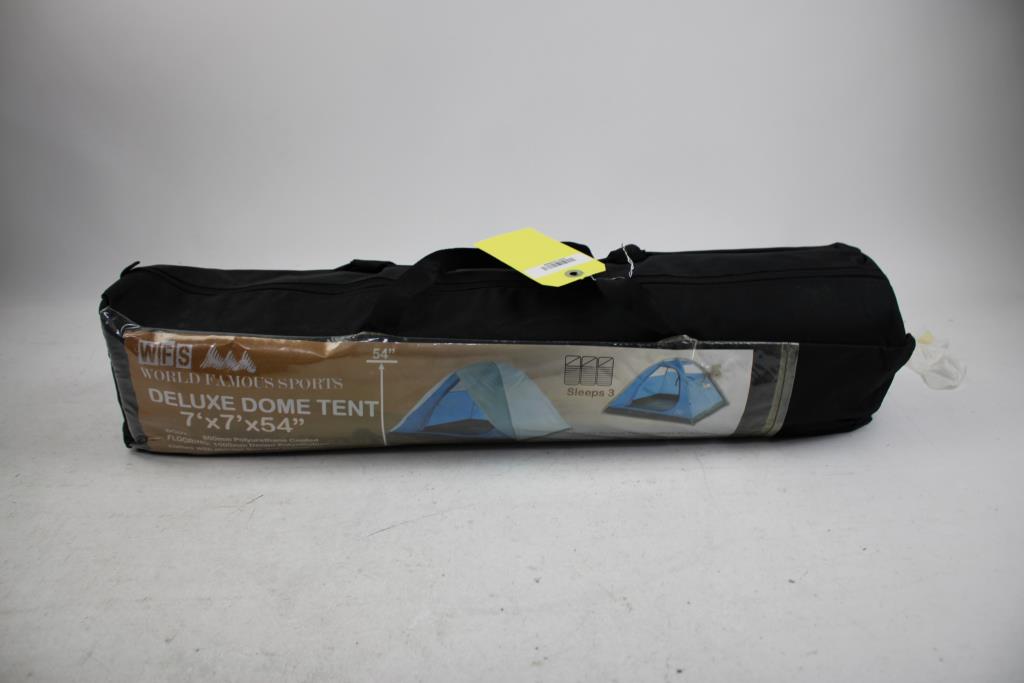 World Famous Sports Deluxe Dome Tent 7'x7'x54"