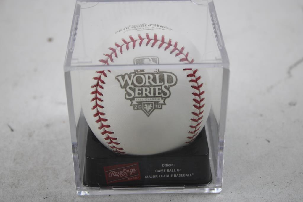 World Series 2010 Game Ball Of MLB, And New Era Miami Marlins 59Fifty Cap, 7-3/8