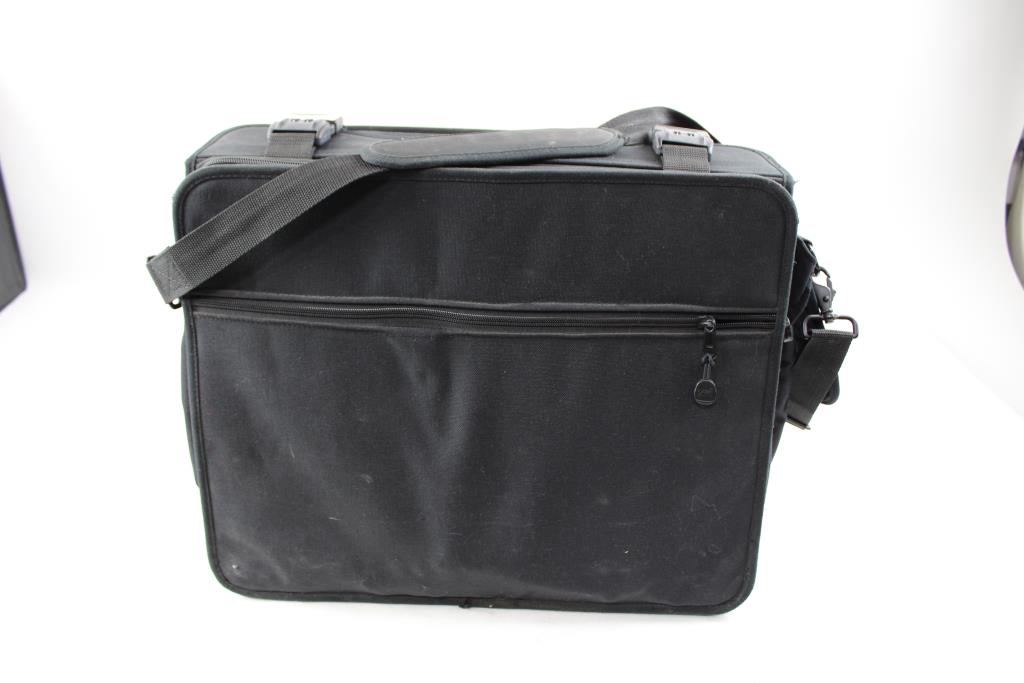 Wrenches, Hammer, Screwdrivers, And More Mixed Tools In Black Bag