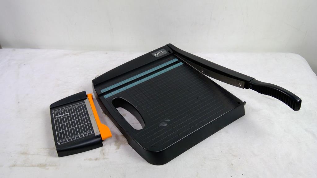 X-ACTO Paper Trimmer, Fiskars Portable Paper Cutter, 2 Pieces