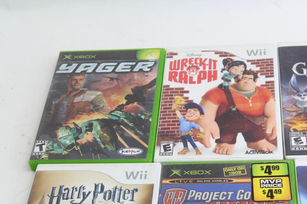 Xbox 360 Wii Ps2 Games 11 Pieces Property Room