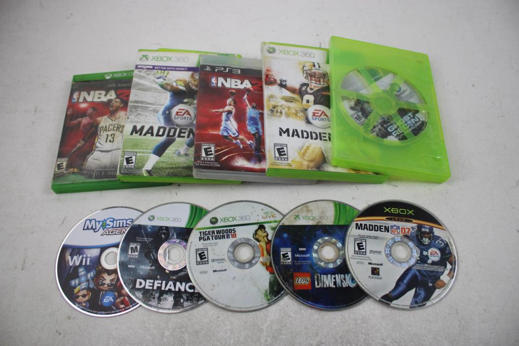 Xbox 360, Xbox One, Playstation 3 Games, 10 Pieces With Xbox 360 20GB Hard Drive