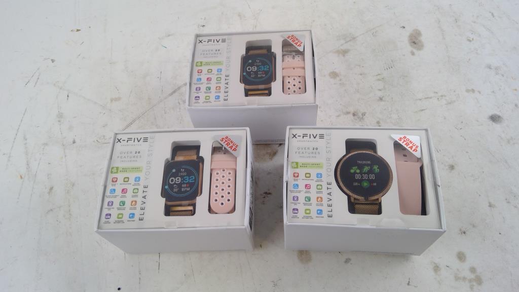 X-five Smartwatches 3 Pieces