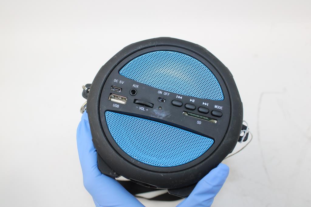 XMax Black Portable Speaker Unknown Model Property Room