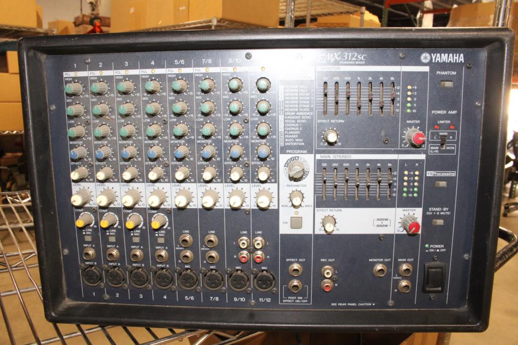 Yamaha Powered Mixer Property Room