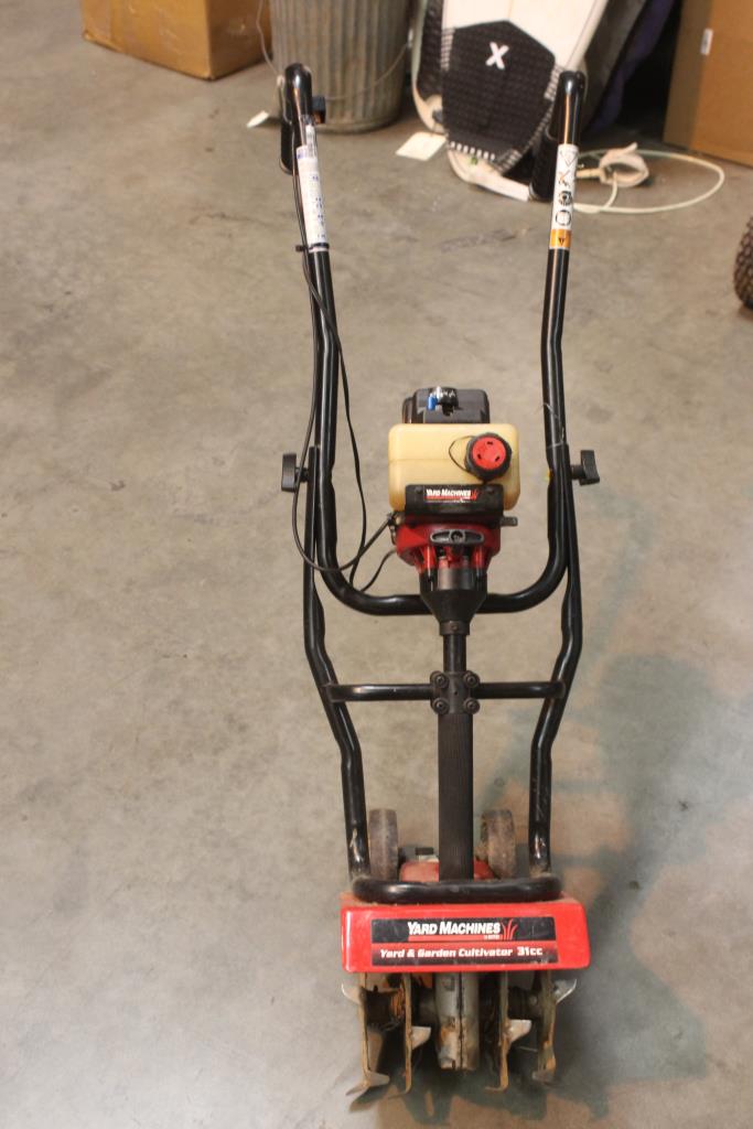 Yard Machines Gas Cultivator 31cc Mtd Property Room