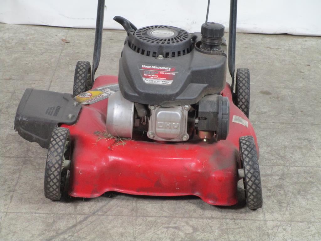 Yard Machines Lawn Mower Property Room