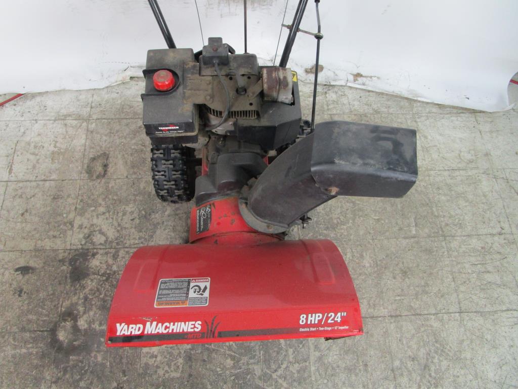 Yard Machines Snow Blower Property Room