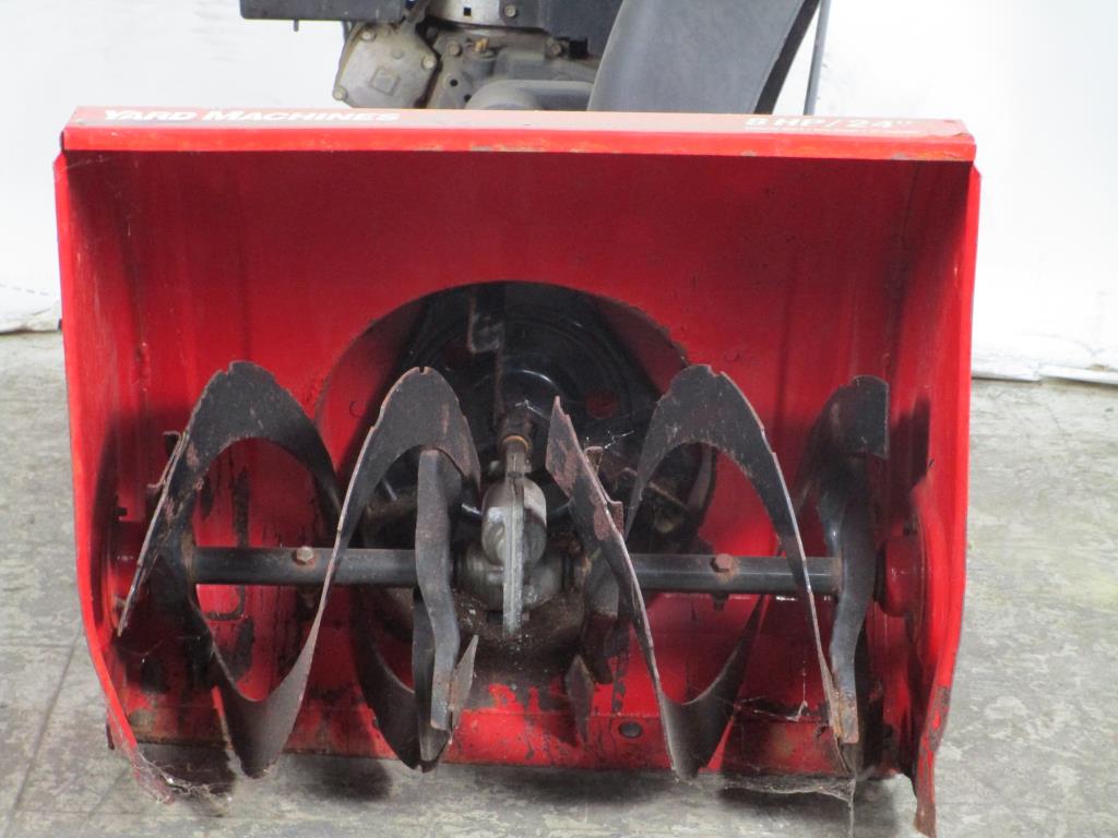 Yard Machines Snow Blower Property Room