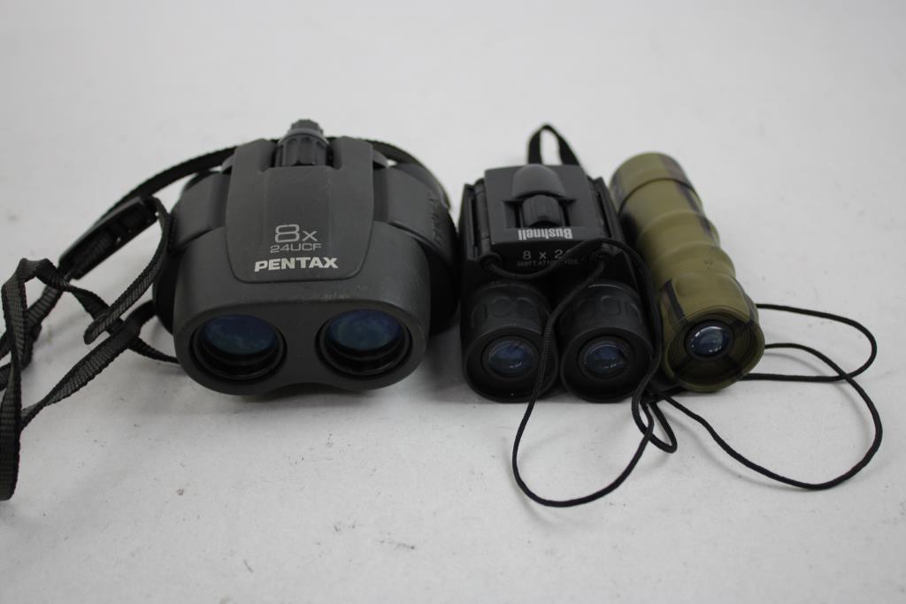 YardagePro Rangefinder, Survival Bracelets, Binoculars, Monocular, 5 Pieces