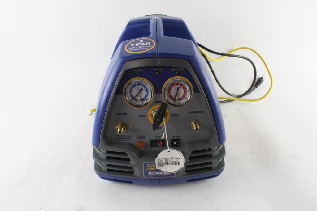 Yellow Jacket Refrigerant Recovery System Property Room
