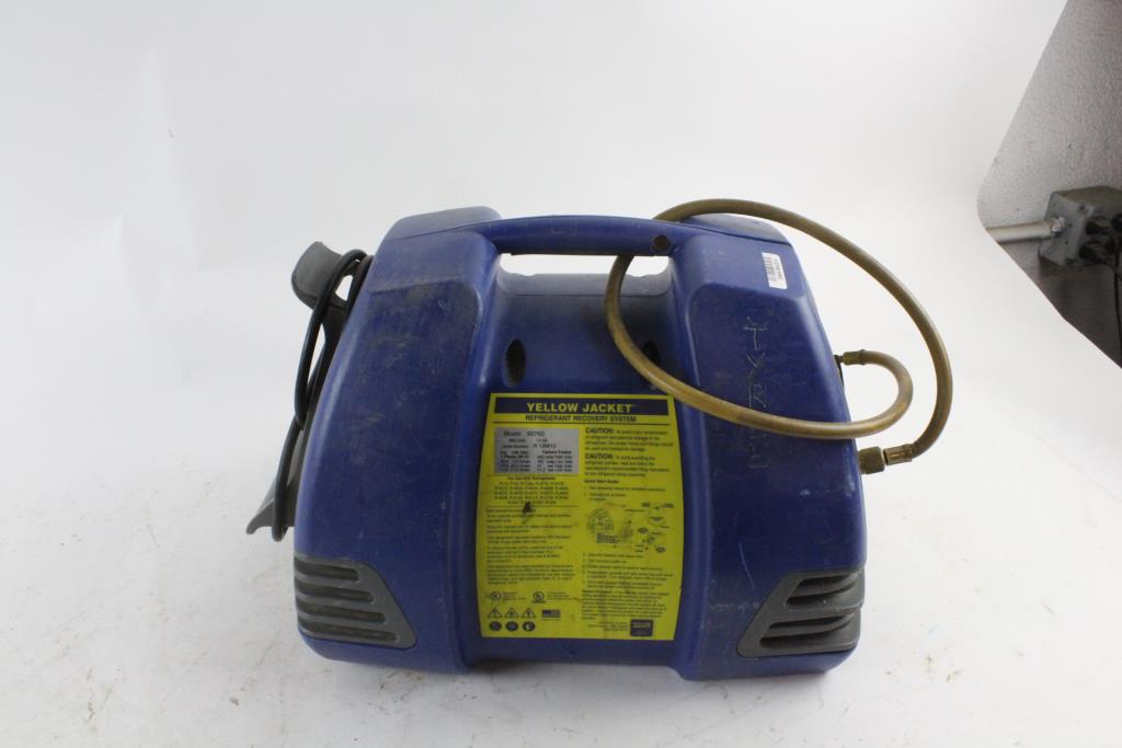 Yellow Jacket Refrigerant Recovery System Property Room