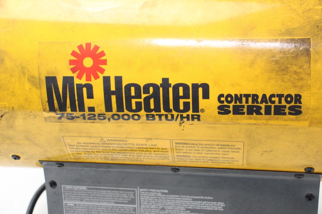 Yellow Propane Heater Property Room