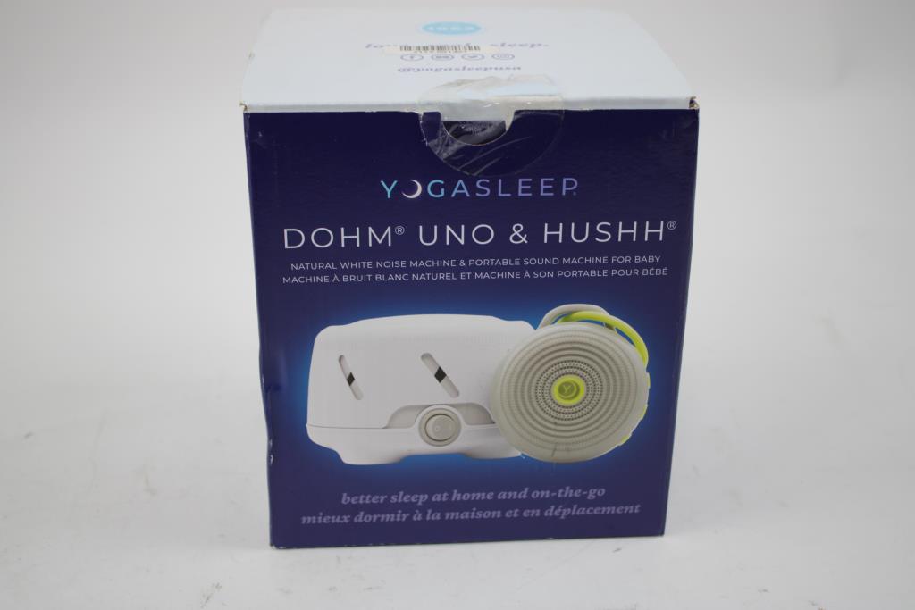 Yoga Sleep Dohm Uno & Hushh Portable White Noise Machine For Nursery