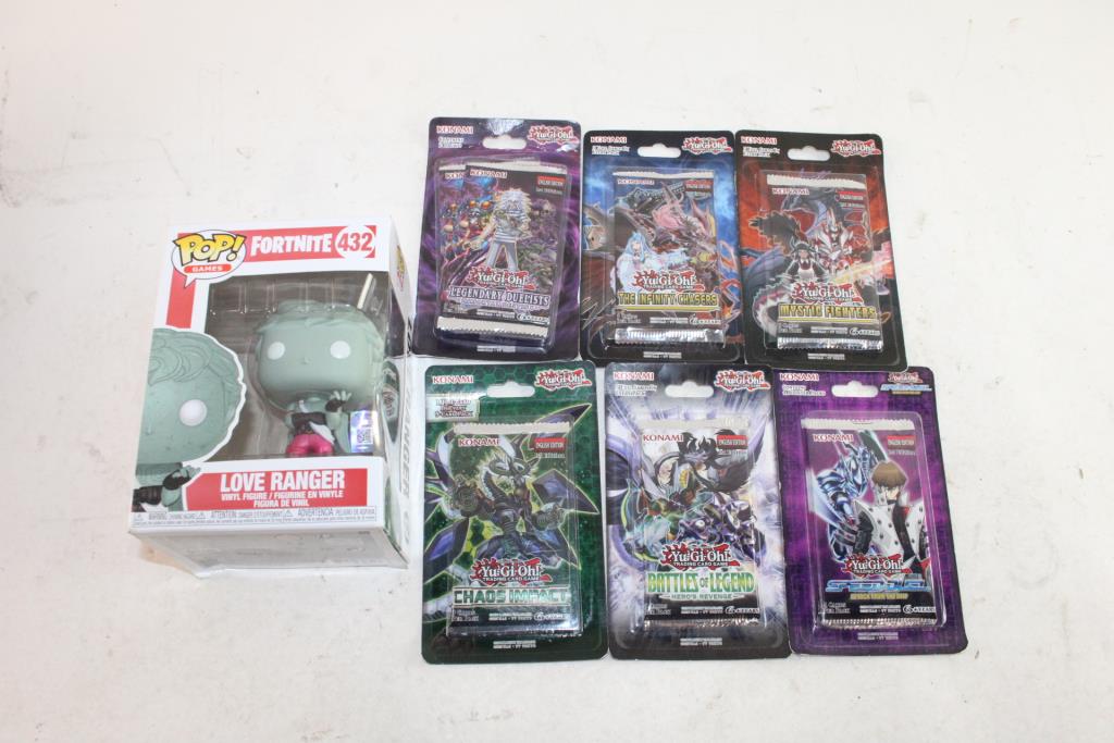 Yu-Gi-Oh! Trading Cards And Fortnite Funko Pop! | Property Room