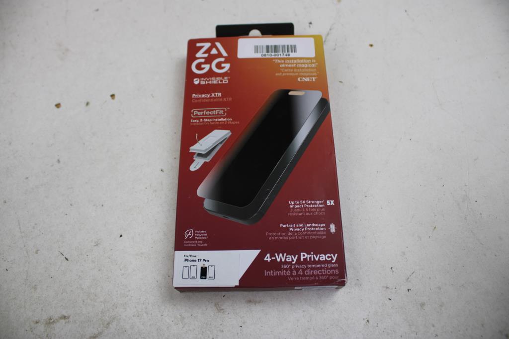 ZAGG Invisible Shield, Iphone 17 Pro Privacy Screen Protector