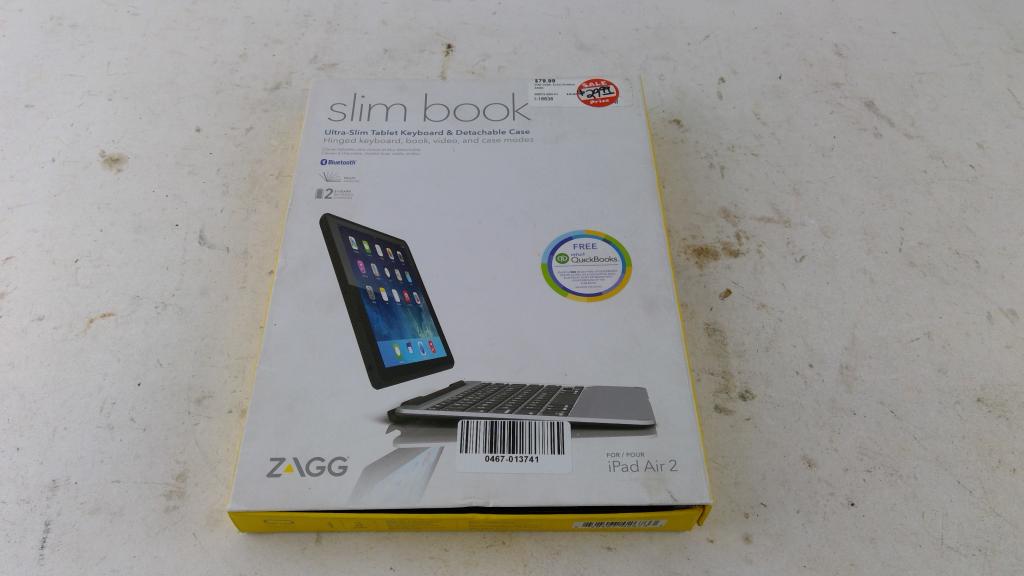 Zagg Slim Book Keyboard Case