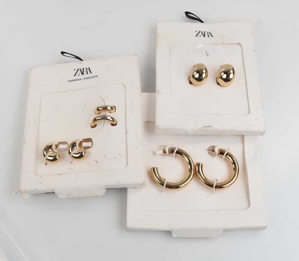 Zara Earrings, 3 Sets