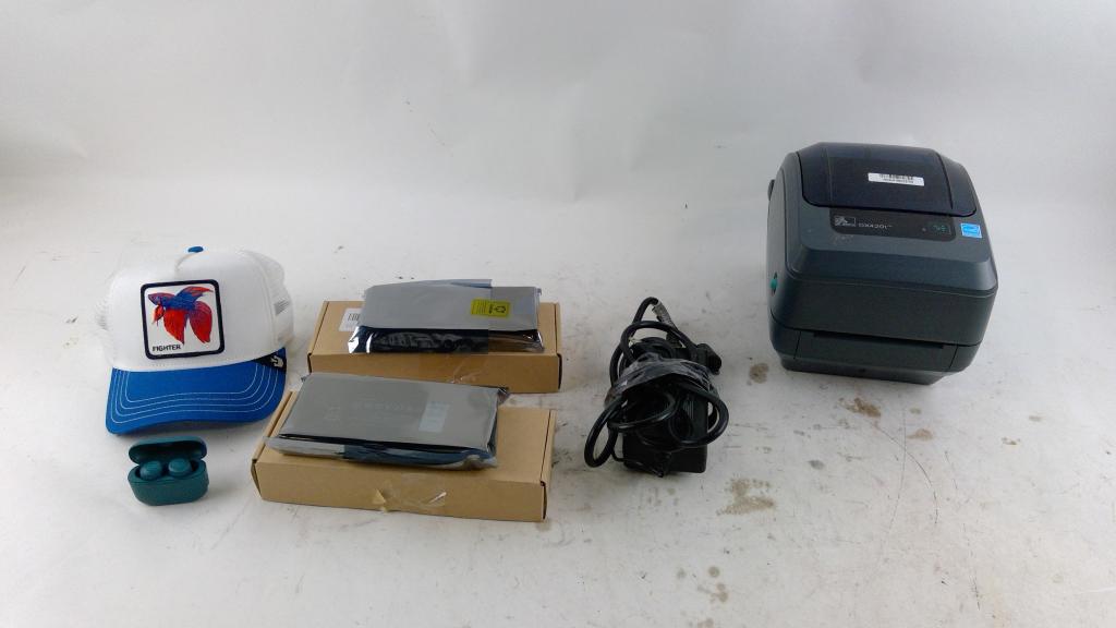 Zebra GX320T Label Printer And More 4 Pieces