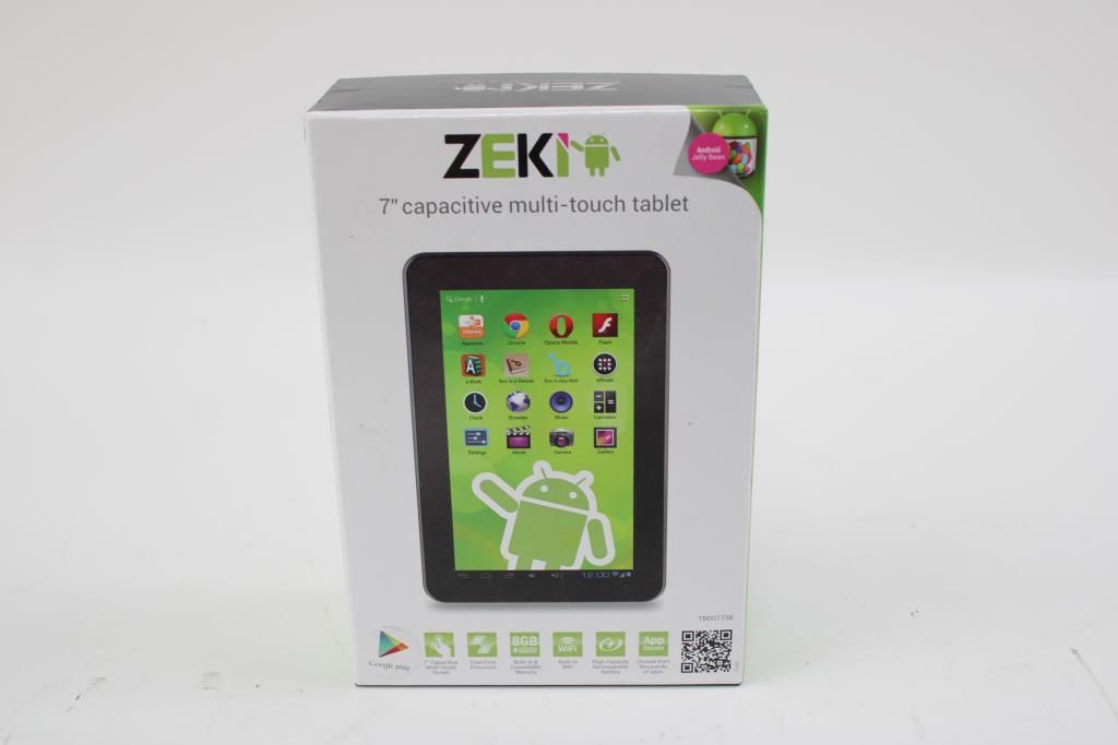 Zeki Tablet, 8GB, WiFi Only Property Room