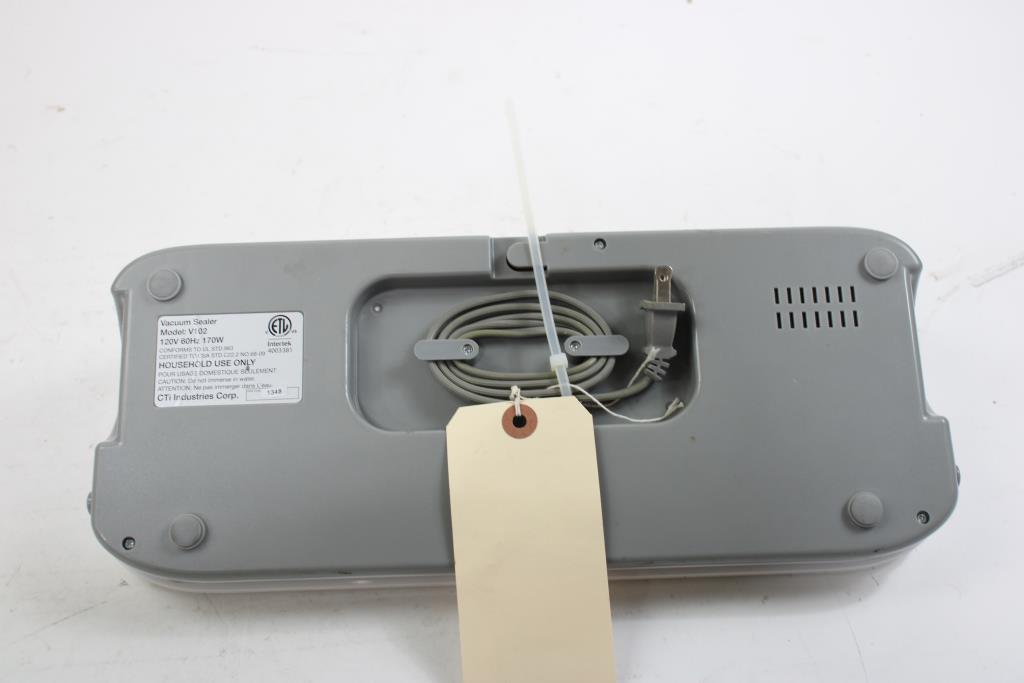 Ziploc Vacuum Sealer Property Room