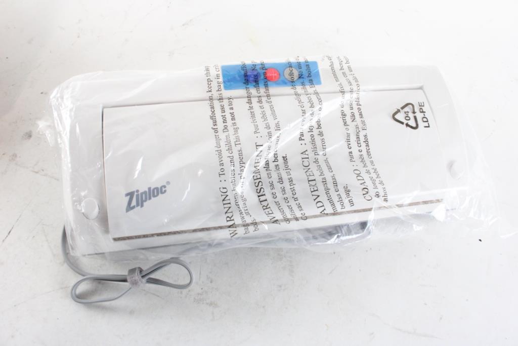 Ziploc Vacuum Sealer Property Room