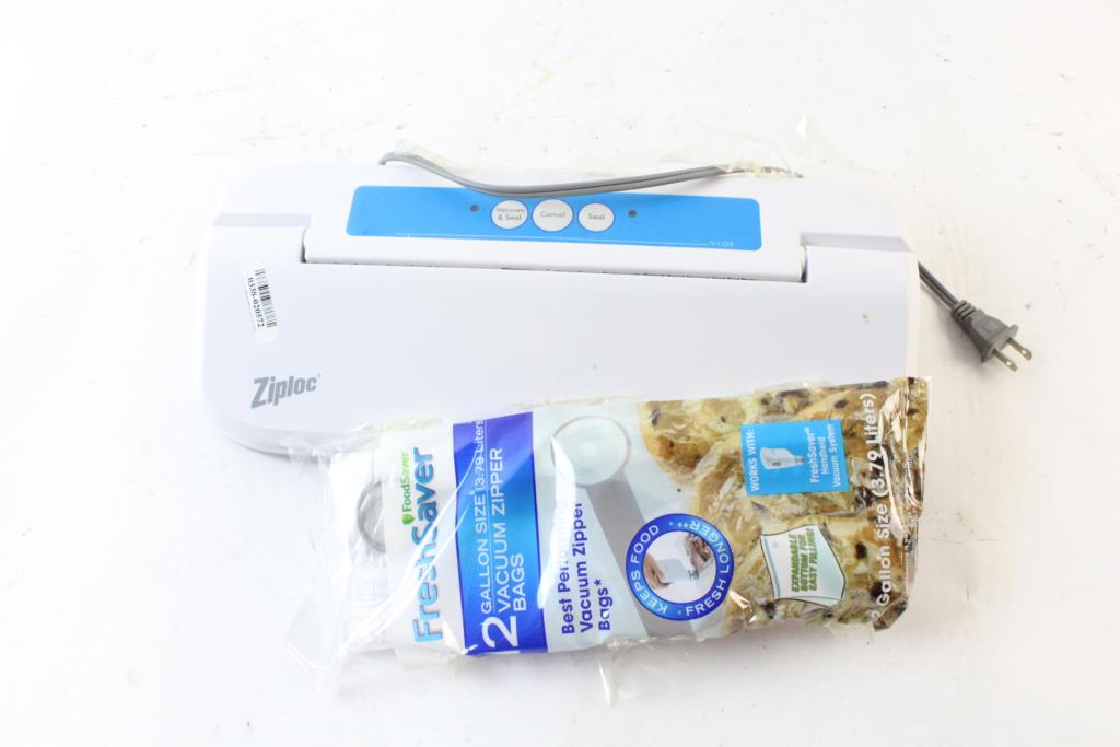 Ziploc Vacuum Sealer Property Room