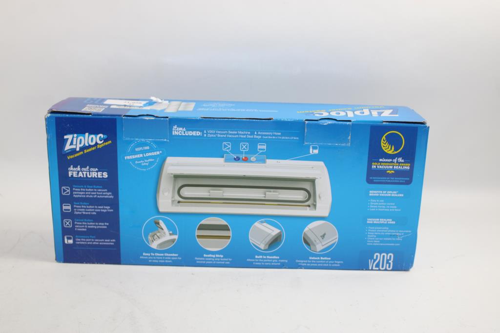 Ziploc Vacuum Sealer System V203 Property Room