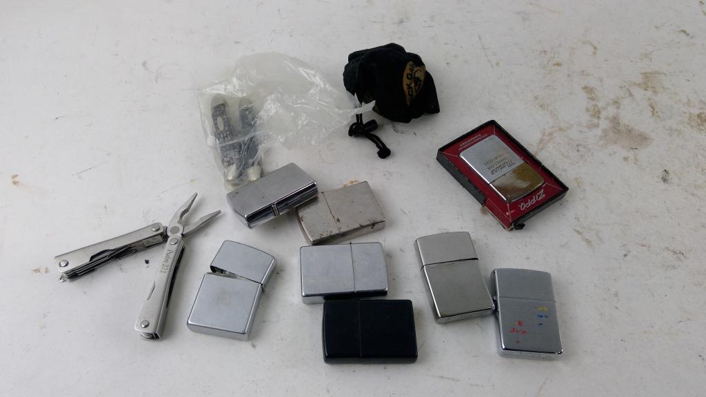 Zippo Lighters And More 5+ Pieces