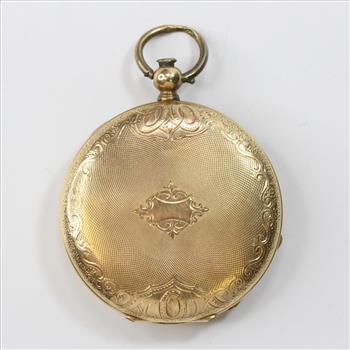 13kt Gold Filled Pocket Watch 
