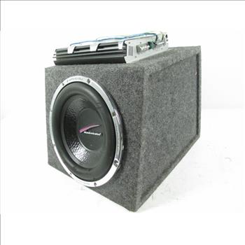 Audiobahn Speaker Box , Speaker & MDX Amp