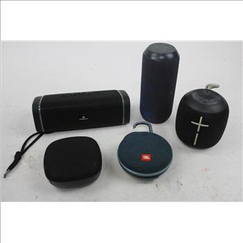 Bulk Lot Speakers, Adapters,  Headphones And More