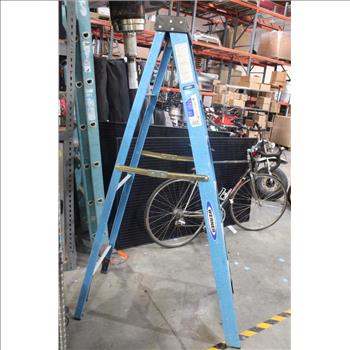 Werner 8 Ft. Fiberglass Step Ladder With 250 Lb. Load Capacity Type