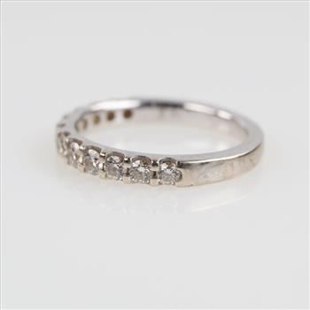 0.50ct TW Diamond 14kt White Gold Band