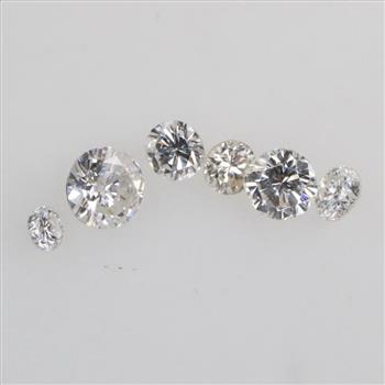 0.57 Ct TW Loose Diamonds