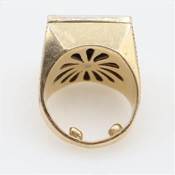 0.68ct TW 14kt Gold Signet 