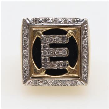0.68ct TW 14kt Gold Signet 