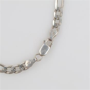 0.800 Silver Figaro Link Necklace