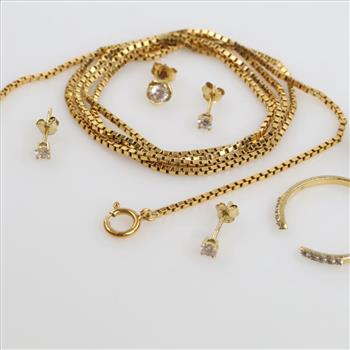 0.800-0.900 Silver Jewelry, 10 Pieces