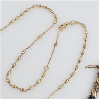 0.800-0.900 Silver Jewelry, 2 Pieces