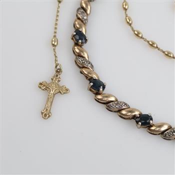 0.800-0.900 Silver Jewelry, 2 Pieces