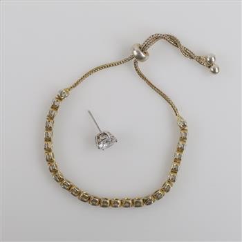 0.800-0.900 Silver Jewelry, 2 Pieces